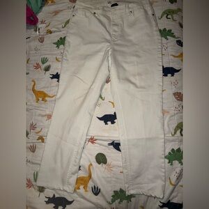 D&G White Denim Jeans with Clean Finish